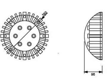 مصدر النقطة LED DIP