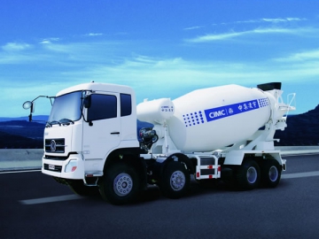 شاحنة خلط الخرسانة <span dir='ltr'>6-12m3LNG</span> (شاسية Dongfeng)