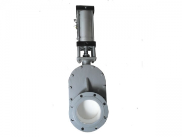 Pneumatic Ceramic Double Disc Gate Valve