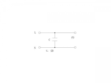 مكثف قمع تداخل كهرومغناطيسي MKP-X2