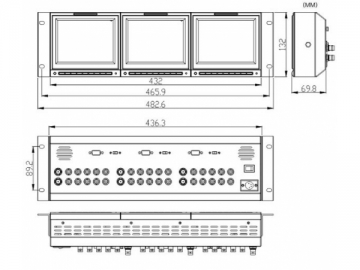 جهاز التحكم في الكاميرات بذراع تثبيت ،  TLS560HD/SD/NP-3