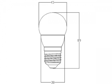 لمبات LED كروية