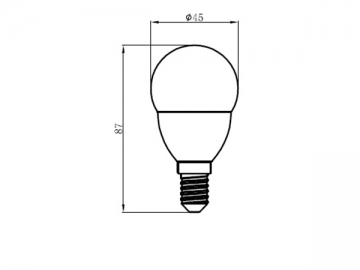 لمبات LED كروية