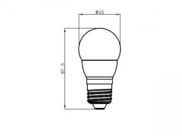 لمبات LED كروية